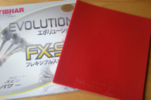 Revêtement De Tennis De Table Tibhar Evolution FX-S – Noir, Épaisseur 2.0 Mm